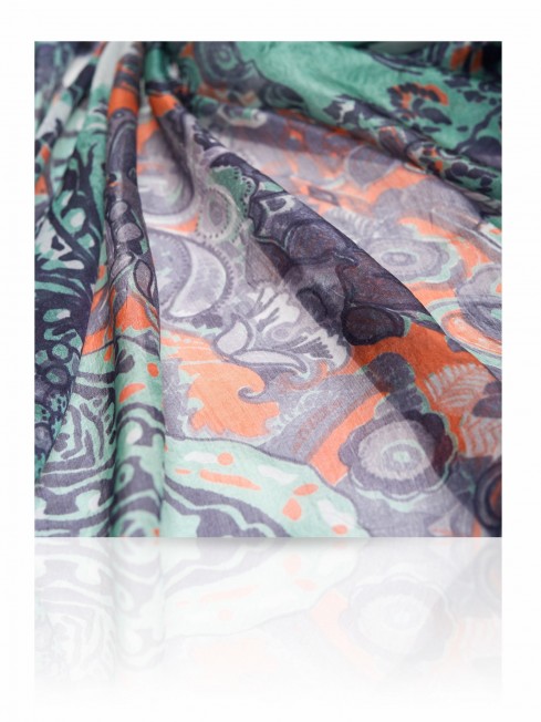 Палантин Женский S-PAISLEY.ANIMAL/TAU